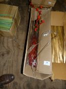 *Box of Red Glitter Artificial Flowers