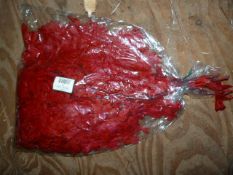 *Ten Hand Tied Red Stained Foliage Displays