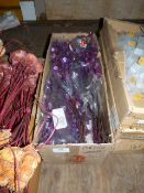 *Box of Purple Floral Displays