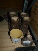 *Six Earthenware and Other Assorted Plant Pots