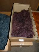 *Two Boxes of Burgundy Coloured Moss