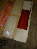 *Box Containing Sun Palm Leaves (Bright Red)