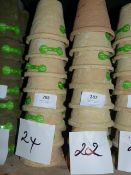 *Twenty Four Cream Plant Pots