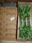 *Six Boxes Containing 6 Dozen Bunches of Artificial Bamboo