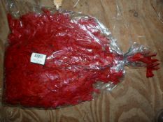 *Ten Hand Tied Red Stained Foliage Displays