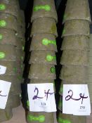 *Twenty Four Dark Green Plant Pots