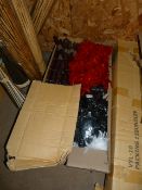 *Four Boxes Containing Assorted Artificial Feather Displays, etc.