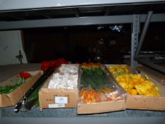 *Four Boxes and Loose Artificial Flowers