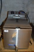 *Large Capacity Stainless Steel Countertop Single Basket Fryer
