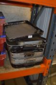 Eight Assorted Aluminium Roasting Tins, Stainless Steel Bowls and Sheets, etc.