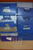Eight Boxes of Assorted Pint and Half Pint Glasses