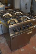 *Parry Four Burner Commercial Gas Cooker over Oven