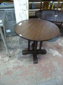 Circular Darkwood Table Ref:17