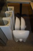 Three Ceramic Wash Hand Basins with Pedestals