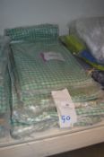 Ninety Green Gingham Napkins