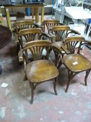 Six Bentwood Chairs Ref:13