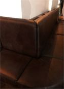Faux Leather Bench Seating - Buyer to dismantle from Princess Street, Hull - Full address can be