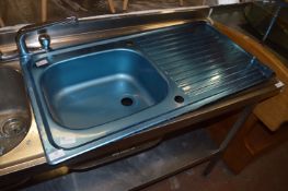 Stainless Steel Inset Single Sink Unit