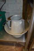 Aluminium Jug and Colander