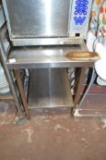 Stainless Steel Infill Table with Undershelf and Bonzer Can Opener Bracket 24