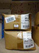 Two Boxes Containing 500 167mm Disposable Spoons