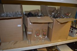 Three Boxes of Cobra Half and Pint Glasses