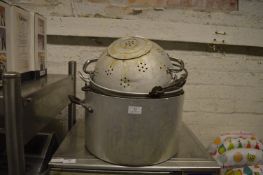 Aluminium Pans, Colanders, etc.