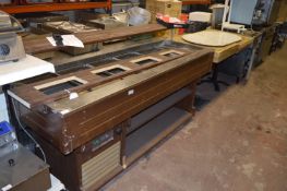 *Tecfrigo Murale 6 Stainless Steel and Wood Self Service Salad Bar