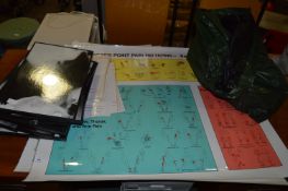 Assorted Physiotherapists Charts and Diagrams, X-rays, etc.