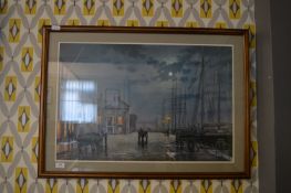 Large Coloured Framed Print 