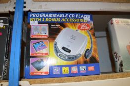 Programmable Portable CD Player with Speakers