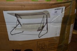 *Cranbrook Tubular Steel Garden Swing with Shade