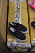 *Approximately 25 Pair of Converse Style Trainers (Black) Size: 2