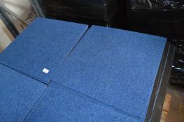 174 Blue Corded Carpet Tiles