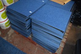 174 Blue Corded Carpet Tiles