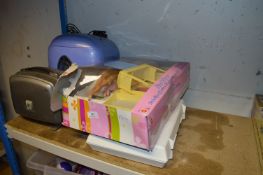 Four Assorted Items Including; Barbie Doll and Accessories, Miniature Fridge, etc.