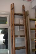 Pair of Wooden Ladders