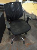 *Mesh Backed Office Chair with Gas Lift