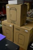 Three Mini Fridges