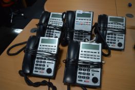 *Five NEC 1P4WW Telephones