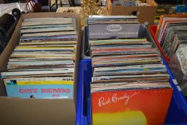Four Boxes Containing Approximately 350 LP Records Rock, Pop, Folk, Jazz. 60's, 70's, 80's,