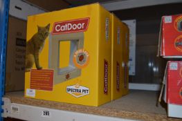Three Spectra Pet Doors