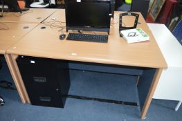 *Beech Effect Office Desk