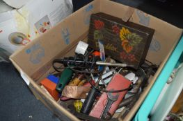 Box Lot of Hand Tools