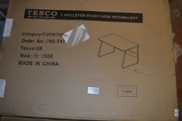 *Tesco Study Desk in Red Walnut Finish