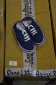 *Thirty Five Pairs of Converse Style Shoes (Blue) Size: 8