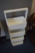 White Four Height Storage Unit