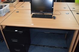 *Beech Effect Office Desk