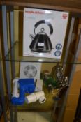 *Morphy Richards Kettle, Assorted Plumbing Accessories, Ventax Extractor, etc.