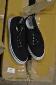 *Twenty Five Pairs of Converse Style Shoes (Black) Size: 2